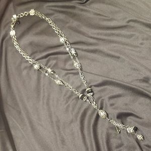 Brighton Jet Set crystal drop necklace